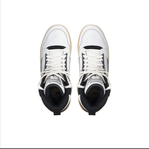 Puma Clyde All-Pro Kuzma Mid Rhude White Black SZ 13 WORN ONCE "LIKE NEW" - Picture 3 of 6